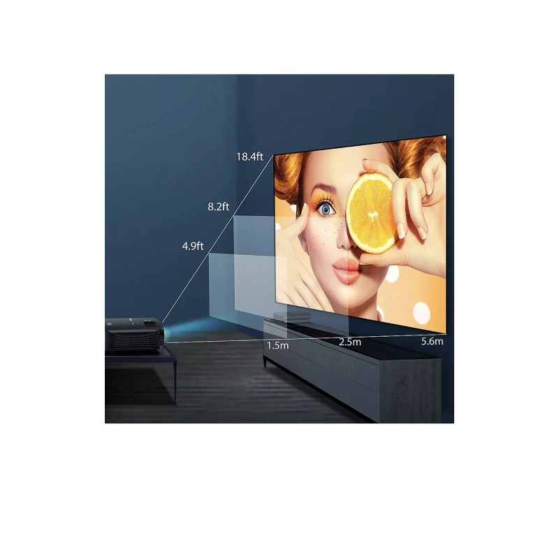 Vankyo - Leisure 510 HD 720P Projector - BLACK