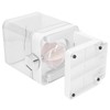 Cereal Dispenser 17.5oz Capacity Single Grid Grain Dispenser Transparent Plastic