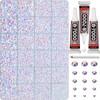 30000Pcs Resin Jelly Rhinestones Set for Crafting Bedazzling, White ab