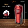 Visol Meru Dual Torch Flame Refillable Gas Lighter (Shipped Without