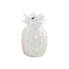 Mud Pie Large Led Pineapple Taper Holder; 4 1/4" X
