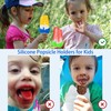 2 PCS Popsicle Holders, Ice Pop Sleeves with Built in