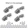 Lancher 4-Pack Hinge Easy Installation Hinges Full Overlay and Insert