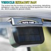 Tujoe 3 Pcs Solar Powered Car Ventilator Vehicle Exhaust Fan