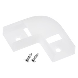 MECCANIXITY LED Channel Corner Connectors, 17.8x7mm 90 Degree Adaptor for U Shape Strip Aluminum Channels with Screws, Pack of 8