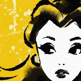 ArtDeli Princess Series Beauty and the Beast Belle Art Panel