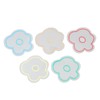 5pcs Nail Art Palette High Transparency Double Sided Thick Flower