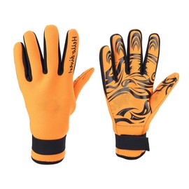 Keep Diving 2MM Warm Neoprene Gloves Swimming Scuba Snorkeling Gloves Equipment (Orange XL)
