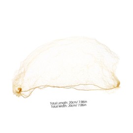 Gatuida 60pcs Gold Ballet Hair Nets Elastic Mesh Bun Covers for Women Dancers Invisible Hair Accessories for Stage Casual Office and Food Service