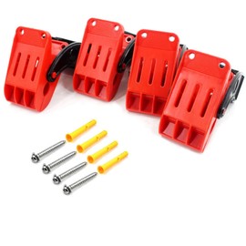 Car Wash Floor Mat Clamps 4 Pack, Heavy Duty Mat Clamp, Car Wash Floor Mat Clamps, Non-Slip Car Wash Floor Mat Hanger Wall-mounted powerful Cleaning Clip, Floor Mat Holder, Floor Mat Clip