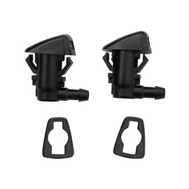 8S4Z-17603-AA Premium Wiper Nozzles Fit for 2008 2009 2010 2011 Ford Focus Windshield Wiper Washer Fluid Jet Nozzle | 2008-2011 Focus S, SE, SES, SEL Accessories | Easy to Install | 2 Pack, Ref 58116
