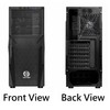 Thermaltake Versa H21 SPCC ATX Mid Tower Computer Chassis CA-1B2-00M1NN-00,Black