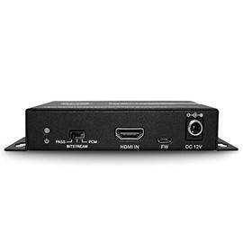 Alfatron ALF-CHKA2 HDMI 2.0 Audio De-embedder/Extractor for 4K@60 Hz, 18Gbps with HDMI 1 Input, 1 Output, Perfect for Easy Audio Conversion