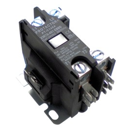 Protactor 1 Pole 40 AMP Heavy Duty AC Contactor Replaces Virtually All Residential 1 Pole Models