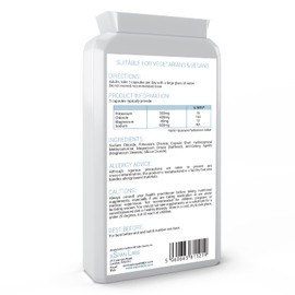 Fasting Electrolytes - 120 Capsules - Advanced Rapid Rehydration Formula with a Balanced Magnesium, Sodium, Potassium & Chloride Blend - Suitable for Ketogenic Diets - Vegan Friendly - UK Made