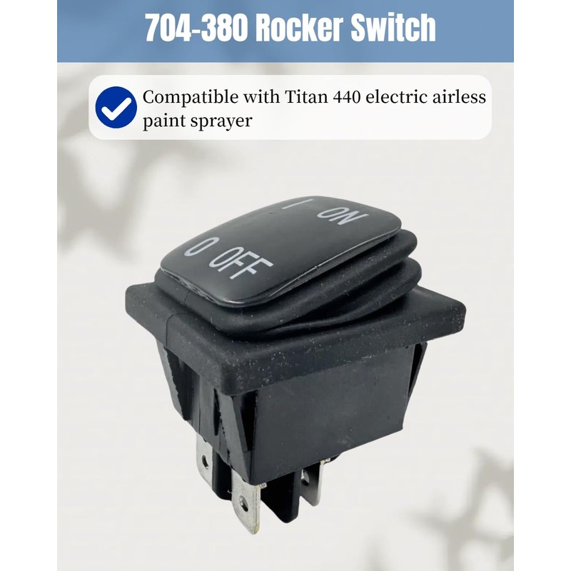 OWNDR 704-380 704380 Rocker Switch Fit for Titan 440 Electric
