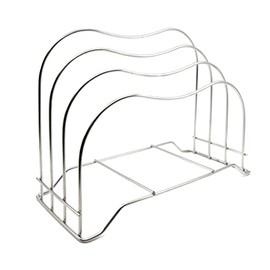 Cutting Board Storage Rack Stainless Steel Wire Chopping Board Holder Cutting Board Rack, Cutting Boards for Kitchen with Holder Kitchen Cabinet Organizer