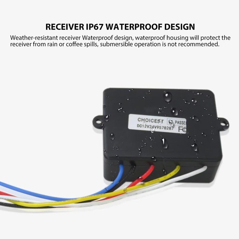 Premium Wireless Winch Remote Control Kit, Universal 150ft Recovery Handset