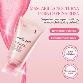 Medicube Mascarilla Nocturna Pdrn Cafeína Rosa 75ml