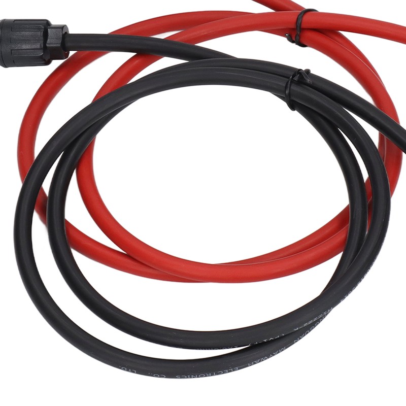 2Pcs Solar Panel Extension Cable 10AWG 6mm² Solar Extension Cable