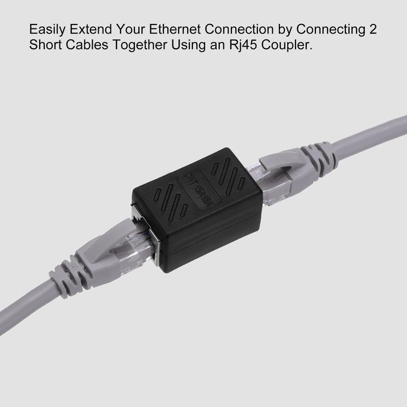 sourcing map 20 Pack RJ45 Ethernet Coupler, Female to Female