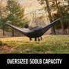 Gorilla Grip Durable Portable Camping Hammock, Holds 400lbs with Heavy