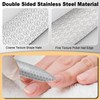 1pcs Glass Nail File and 2pcs Toenail File Nail File