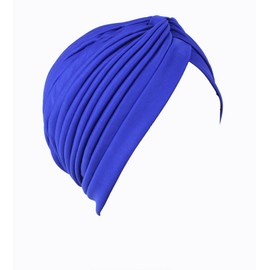 NYFASHION101 Women's One Size Classic Turban Headband MK5016-Royal Blue