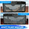 KUAFU Rear Windshield Window Compatible With 2013-2023 Polaris Ranger XP