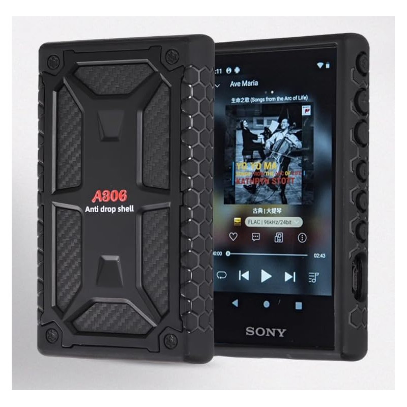 Dual Layer Shockproof TPU Carbon Fiber Textured Hard Rugged Protective