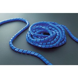 TRUSCO(トラスコ) スパイラルチューブ10m 結束径12.0~35.0 青 TSP15B