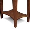 Leick Furniture Favorite Finds Shaker Oval End Table with Storage