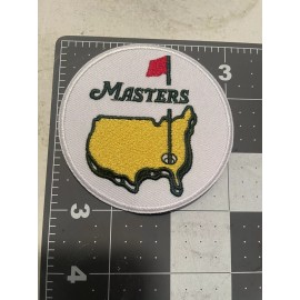 MASTERS LOGO Patch. Adhesive backing for iron-on. 3.0 Inch size
