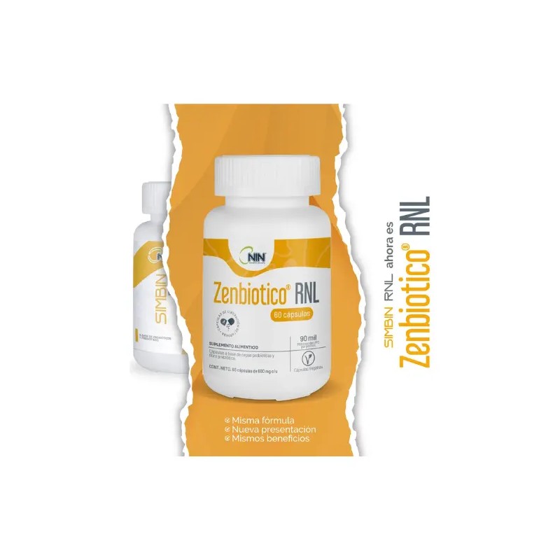 Zenbiotico Rnl Capsulas Nin Simbin Sabor