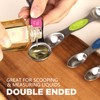 Pack of 8 Stainless Steel Magnetic Measuring Spoons Set, Dual