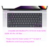 Arabic Language Keyboard Skin Compatible for 2025-2021 MacBook Air 13.6