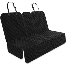 Yonktoo Dog Car Seat Cover for Back Seat, Car Seat Cover 60/40 Split Bench for Full-Size SUV, Pickup Truck, Big Truck - X-Large - 61" W