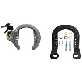 J&C JC-058CLB SI Ring Lock with Bracket, Silver