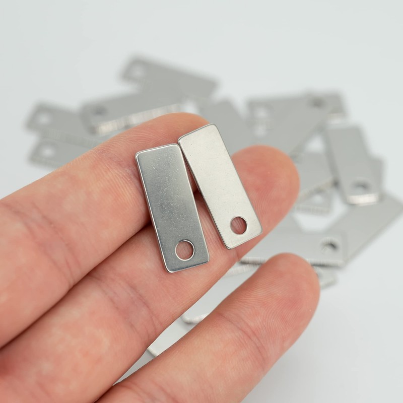 Metal Engraving Blanks Stamping Blanks 304 Stainless Steel Rectangle Blank
