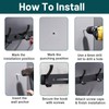 DDUP 2 Pack Wall Mounted Coat Hooks 10 Total Hooks,