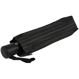 s.Oliver X-Press Men's Pocket Umbrella with Automatic Open/Close (Striped), striped, Pocket umbrella
