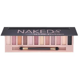 Matte + Shimmer Eyeshadow Palette Duo - 12 Vibrant Colors, Long-Lasting Makeup Set for Glam Looks, Perfect Cosmetic for Bold & Feminine Styles:_Matte