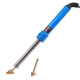 Plastic Welding Kit, 100W Plastic Welder Soldering Iron Gun, Car Bumper Repair Kit with 2 Welding Tips, 1 Soldering Tip, 20 Plastic Welding Rods for Kayak/Toys/Plastic Crack/Electronics Repair