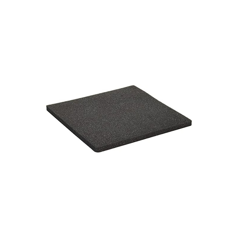 Light Low Rebound Urethane Black 200 × 200 × 10 mm, Taped Kthu – 2012T