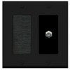 RiteAV Mesh Brush Coax Cable TV Wall Plate Dual 2