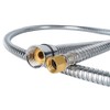 Socila Professional Stainless Steel Shampoo Bowl Hose - 1/2" Thread