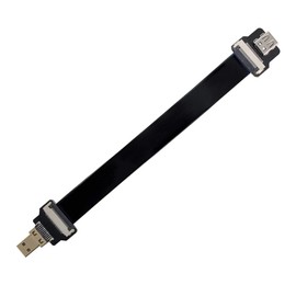 Xiwai CYFPV Micro HDMI macho a Micro HDMI hembra FPC cable plano 1080P para FPV HDTV Multicopter fotografía aérea (10 cm)