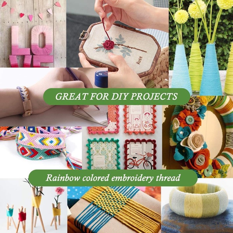 Rainbow colors Embroidery Floss - Cross Stitch Threads - Friendship