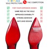 CZBYXA12 Red Bottom Shoe Sole Protector,Sole Guard - Non-Slip Shoe