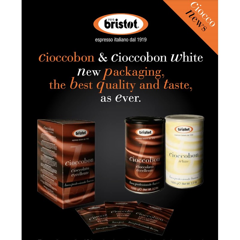 Bristot Cioccobon Cioccolato Eccellente | Premium Italian Hot Chocolate Mix